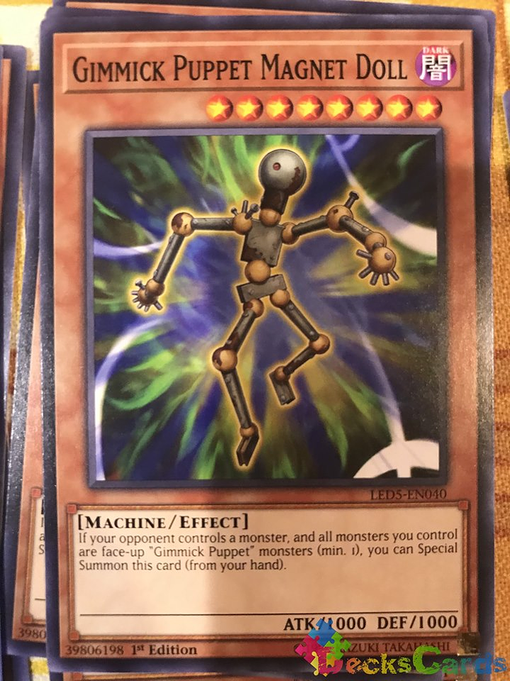 Gimmick Puppet Magnet Doll - LED5-EN040 - Common 1st Edition 1