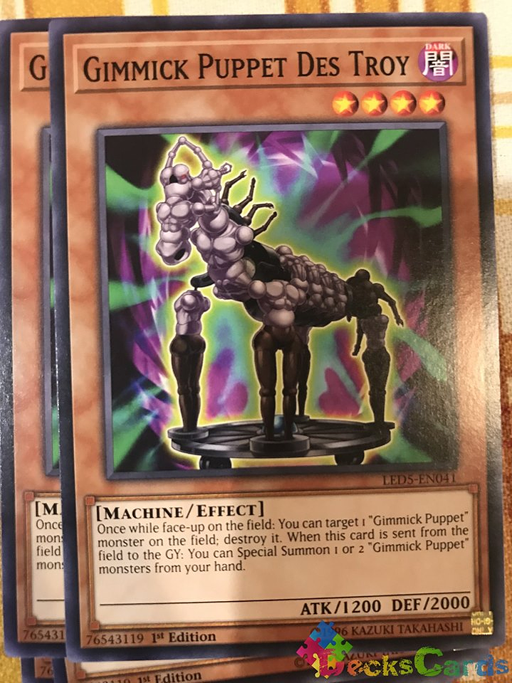 Gimmick Puppet Des Troy - LED5-EN041 - Common 1st Edition 1