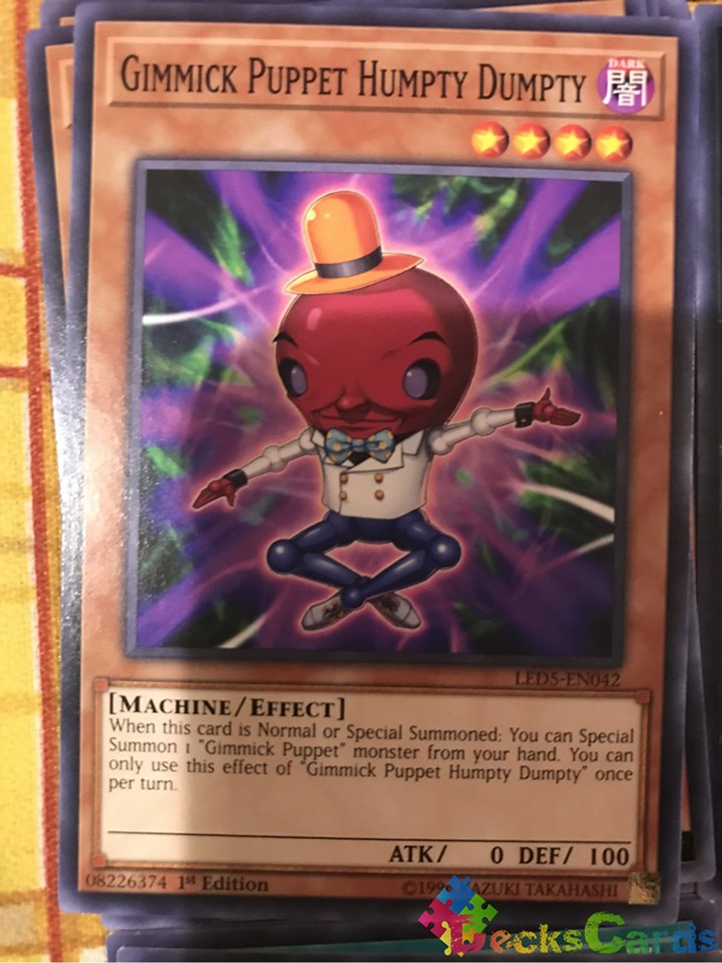 Gimmick Puppet Humpty Dumpty - LED5-EN042 - Common 1st Edition 1