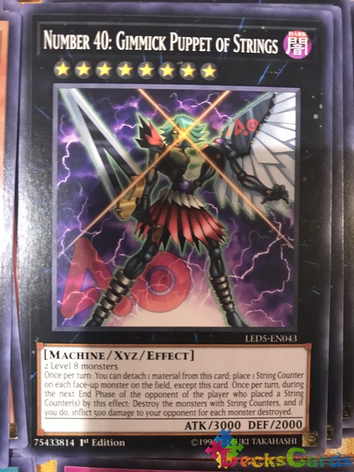 Number 40: Gimmick Puppet of Strings - LED5-EN043 - Common 1st Edition