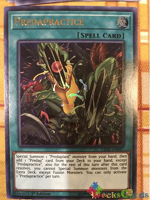 Predapractice - LED5-EN047 - Ultra Rare 1st Edition