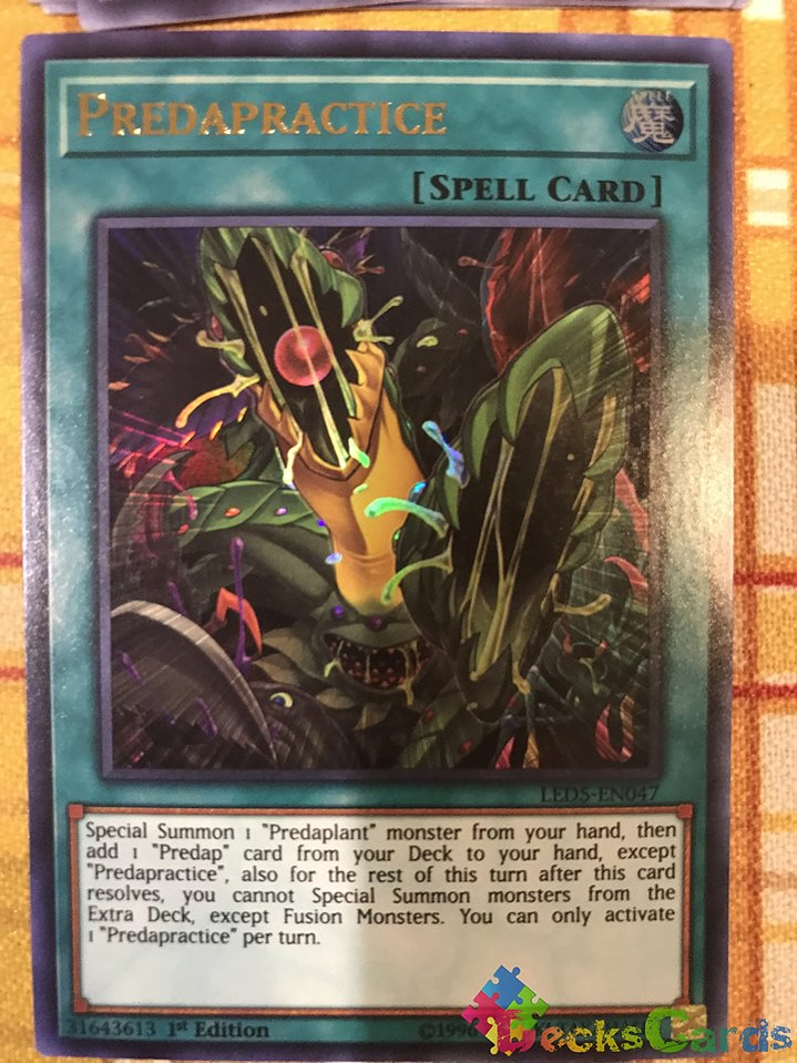 Predapractice - LED5-EN047 - Ultra Rare 1st Edition 1
