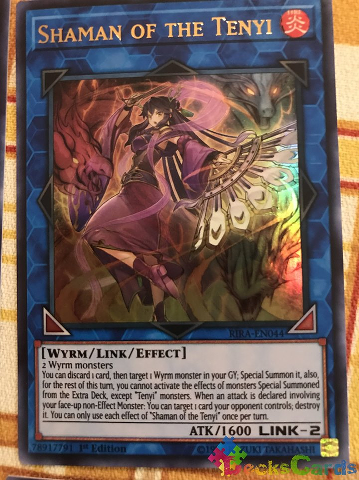 Shaman of the Tenyi - RIRA-EN044 - Ultra Rare 1st Edition 1
