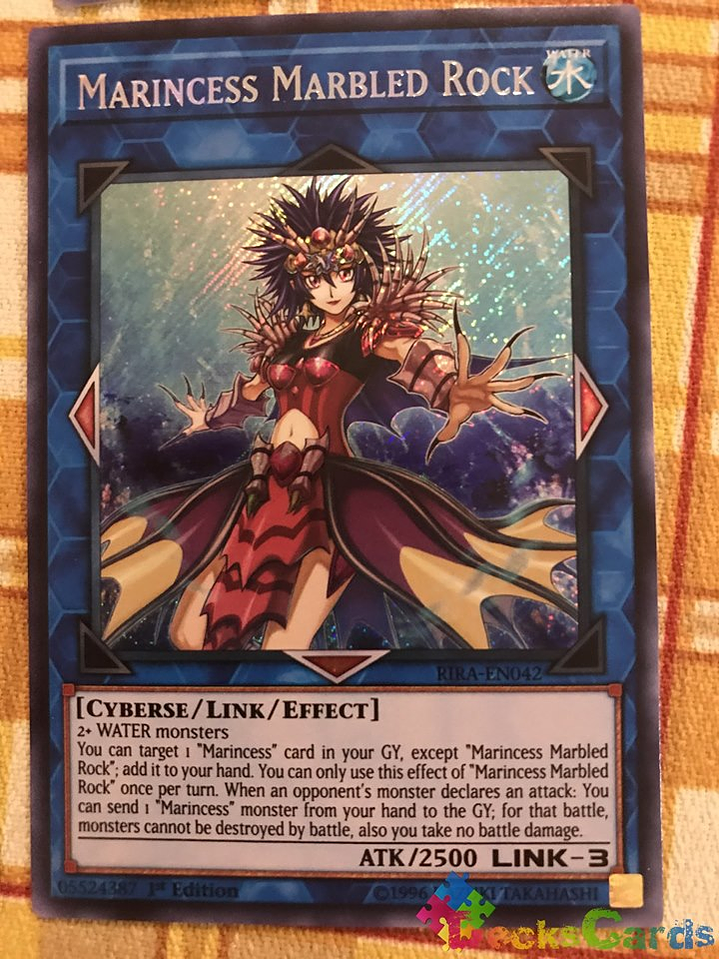 Marincess Marbled Rock - RIRA-EN042 - Secret Rare 1st Edition 1
