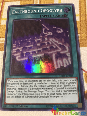 Earthbound Geoglyph - LED5-EN026 - Super Rare 1st Edition