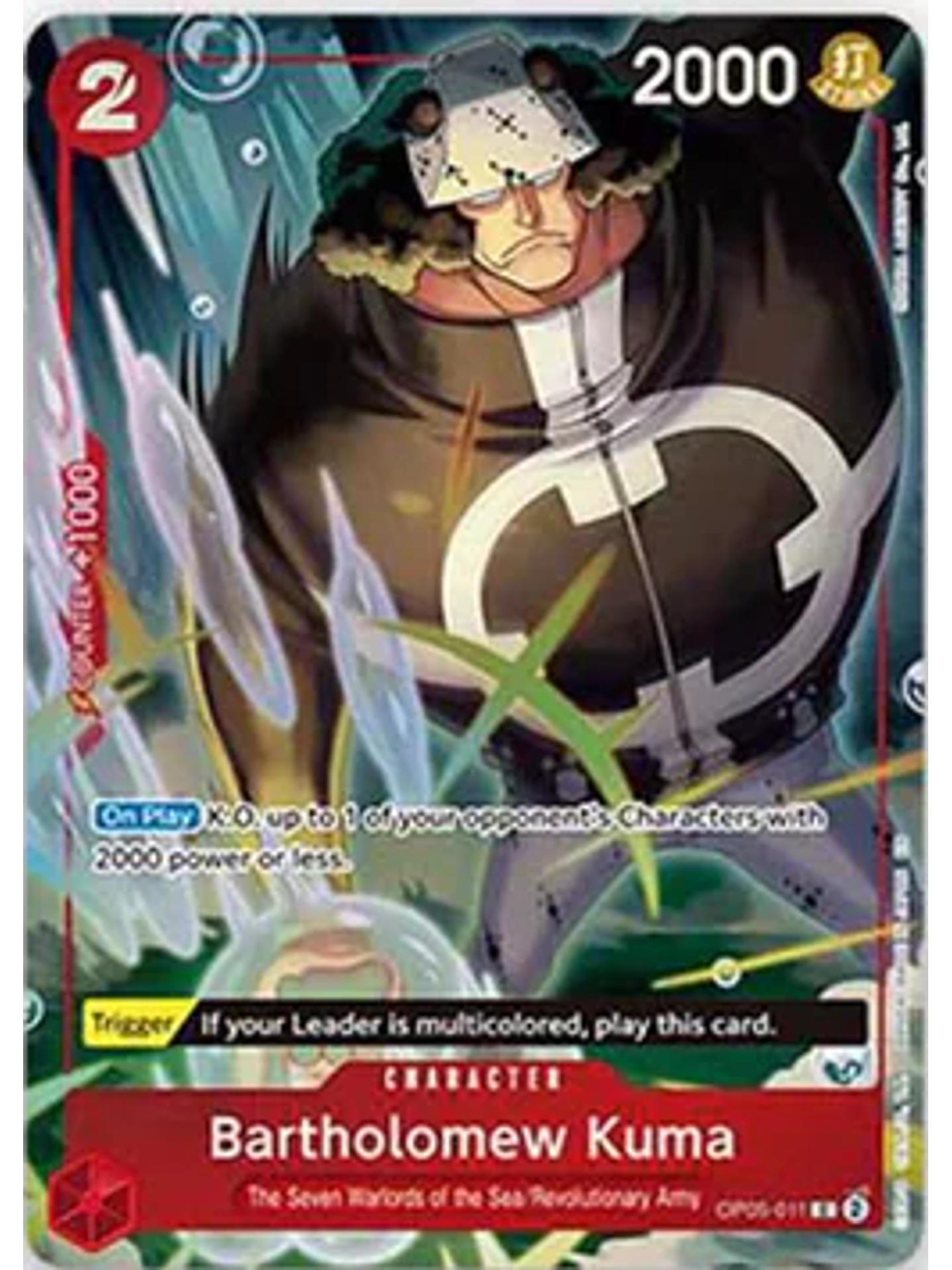 OP05-011 (Alternate Art) Bartholomew Kuma 1