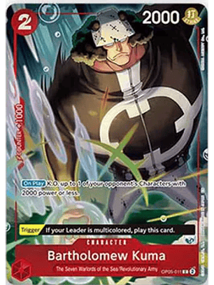 OP05-011 (Alternate Art) Bartholomew Kuma