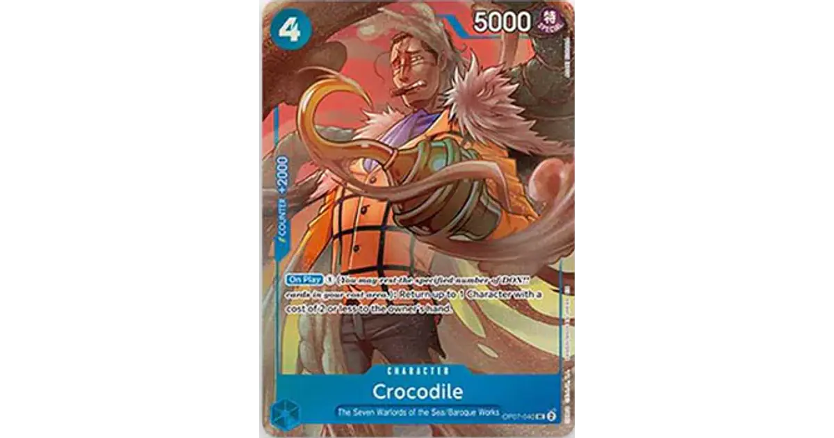 OP07-040 (Alternate Art) Crocodile