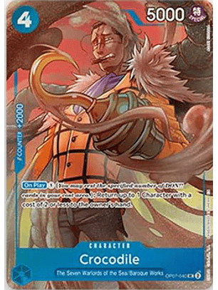 OP07-040 (Alternate Art) Crocodile