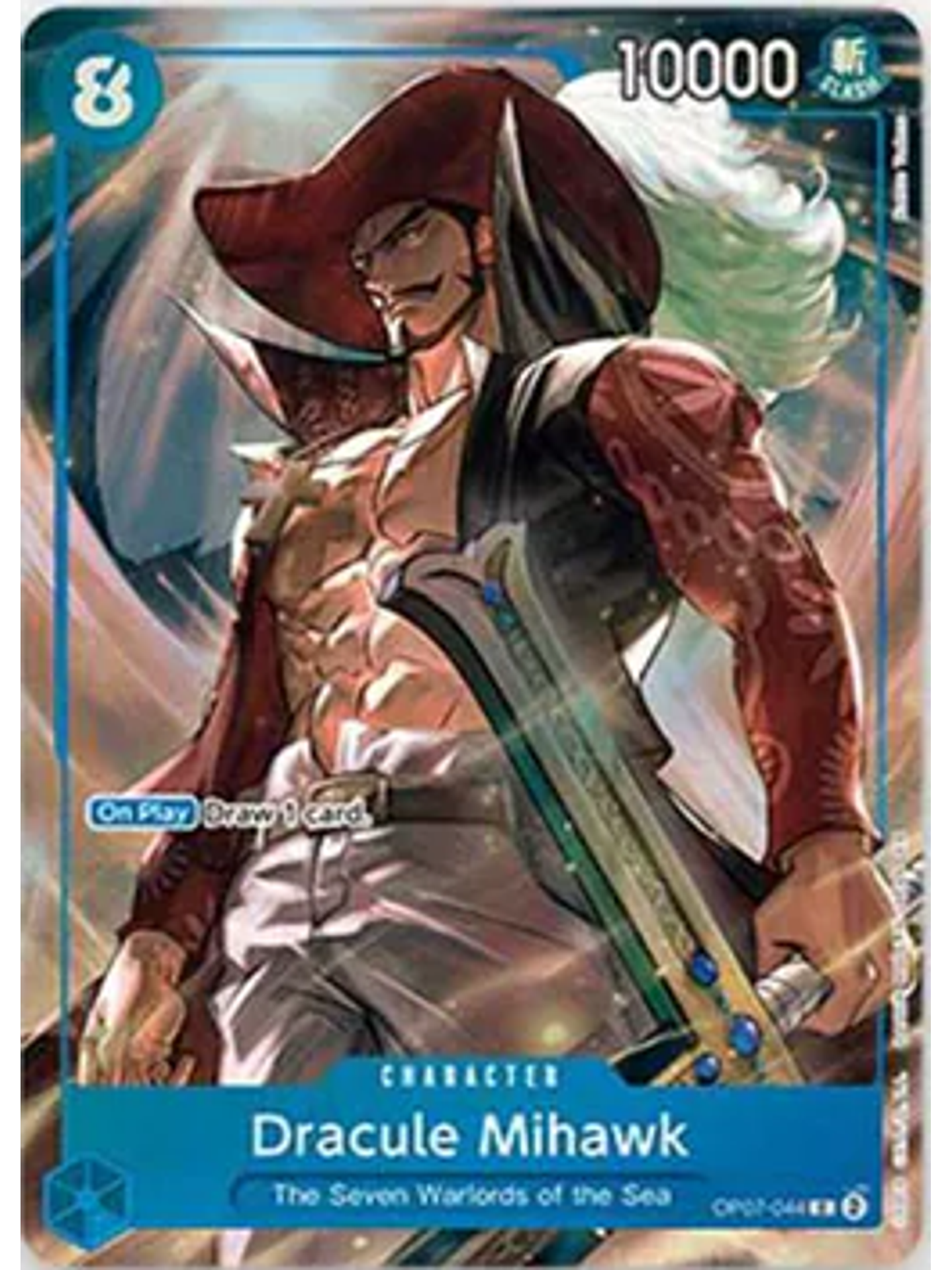OP07-044 (Alternate Art) Dracule Mihawk 1