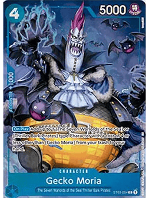 ST03-004 (Alternate Art) Gecko Moria
