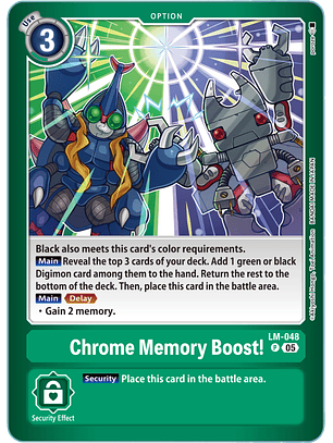 LM-048 P Chrome Memory Boost!