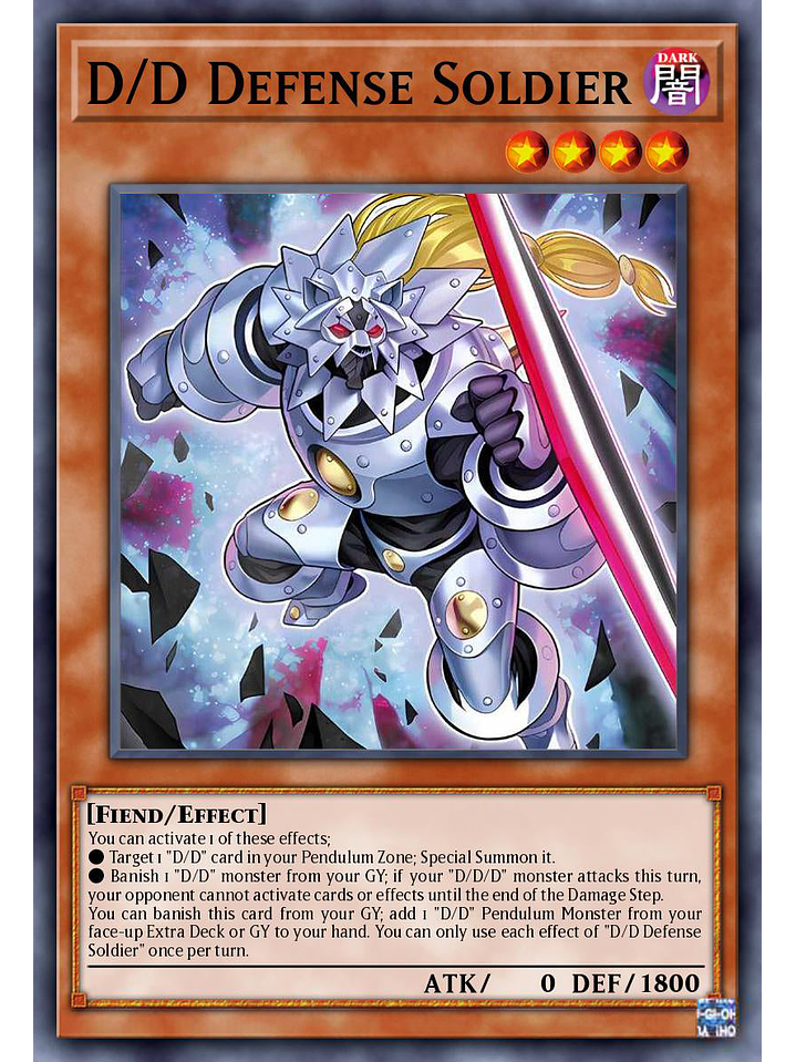 D/D Defense Soldier - DOOD-EN002 - Common 1st Edition 1