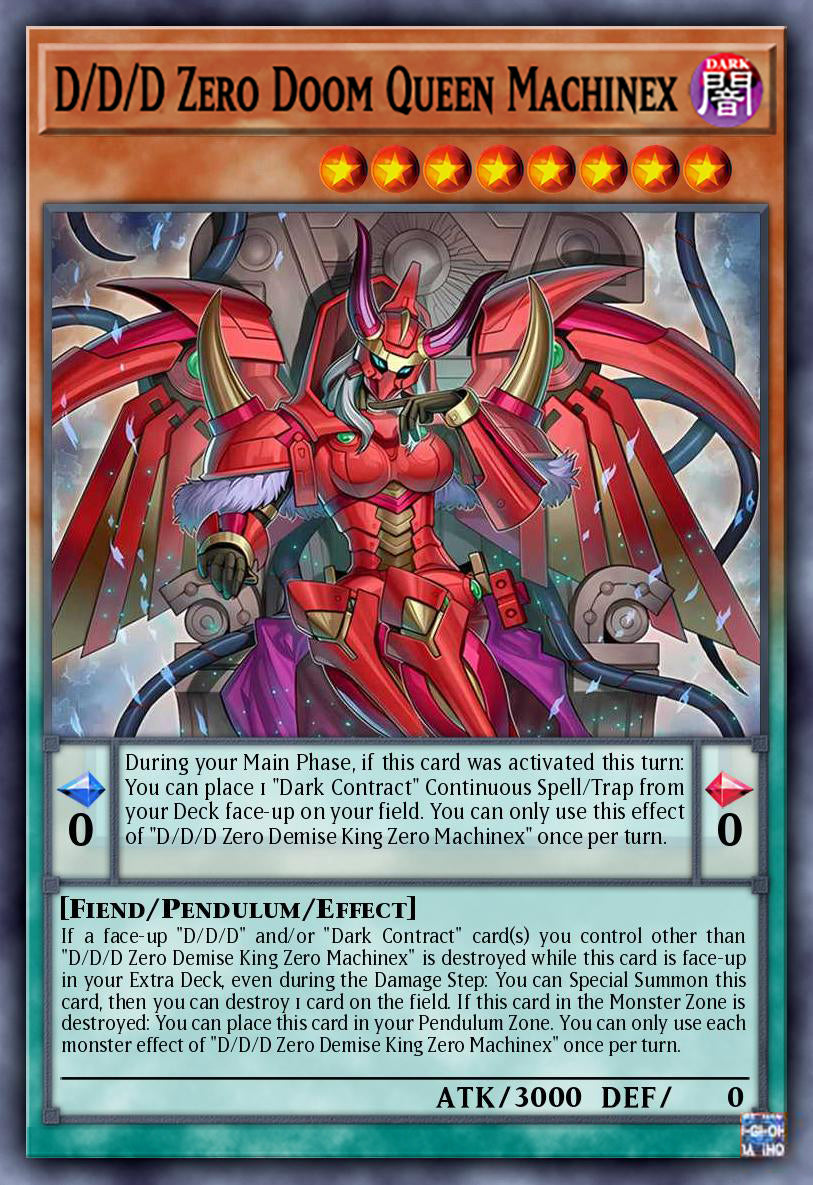 D/D/D Zero Doom Queen Machinex - DOOD-EN003 - Ultra Rare