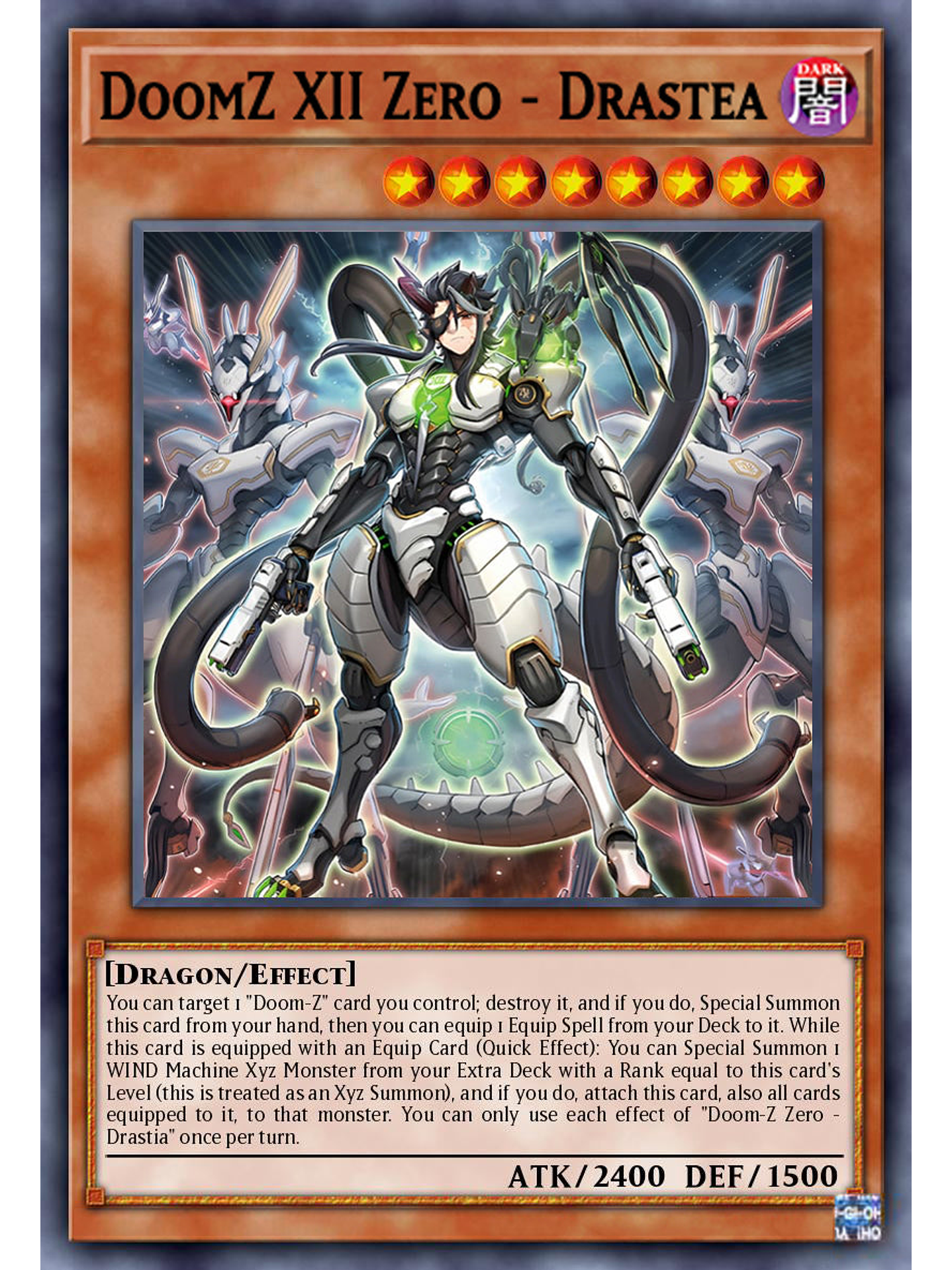 DoomZ XII Zero - Drastea - DOOD-EN008 - Starlight Rare 1st Edition 1