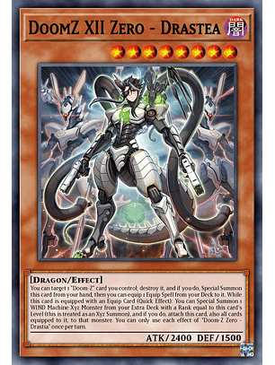 DoomZ XII Zero - Drastea - DOOD-EN008 - Secret Rare 1st Edition