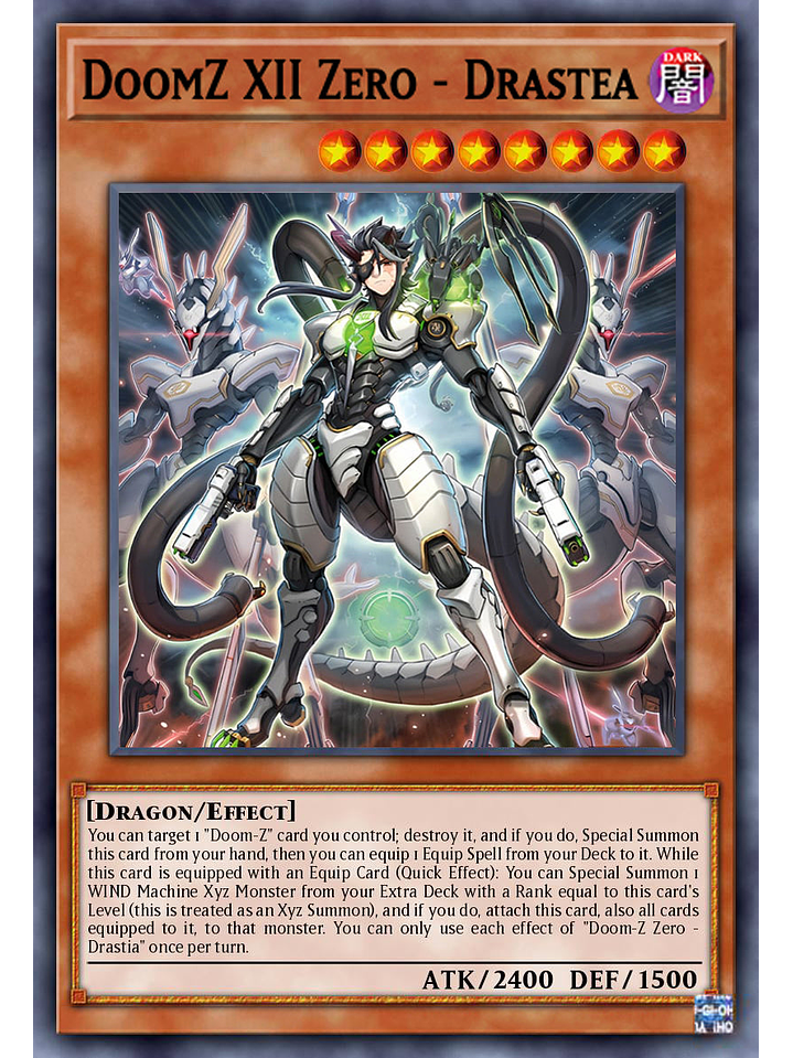 DoomZ XII Zero - Drastea - DOOD-EN008 - Secret Rare 1st Edition 1