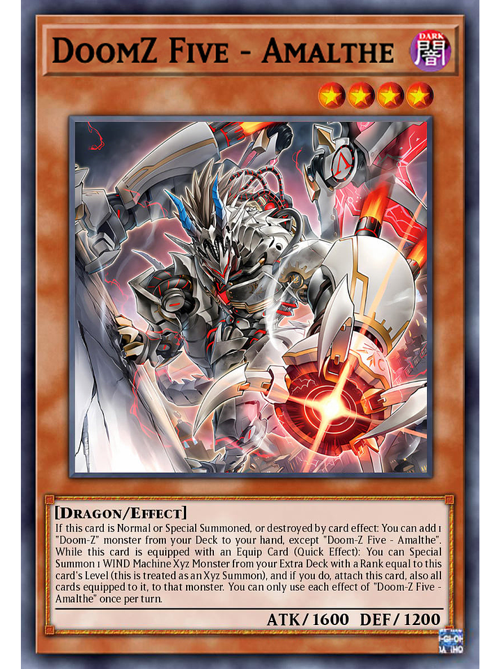 DoomZ V Five - Amalthe - DOOD-EN009 - Starlight Rare 1st Edition 1