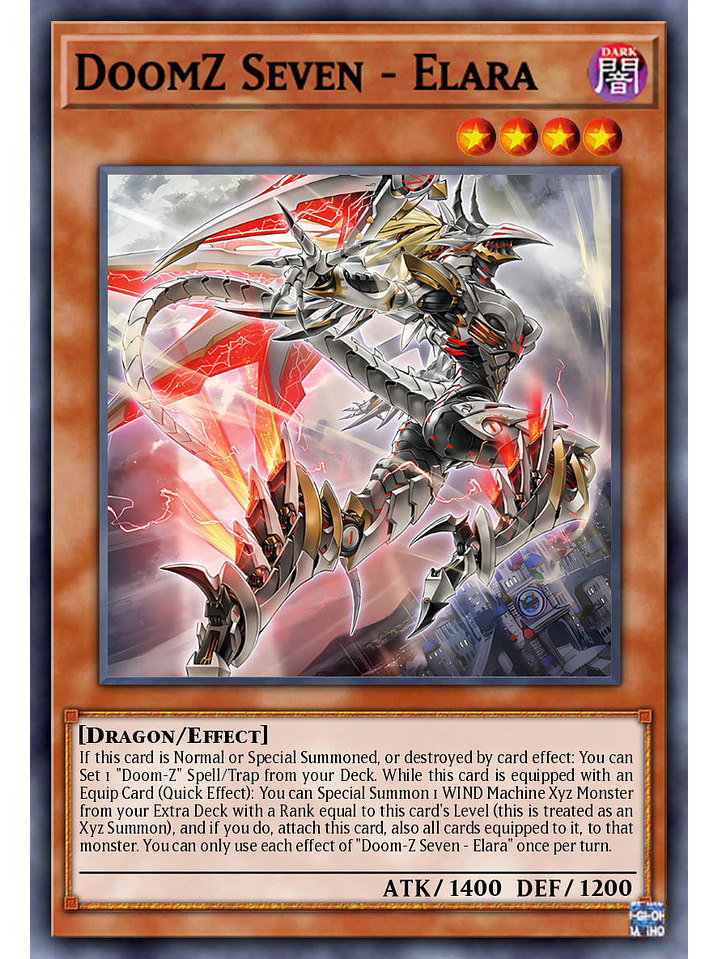 DoomZ VII Seven - Elara - DOOD-EN010 - Super Rare 1st Edition 1