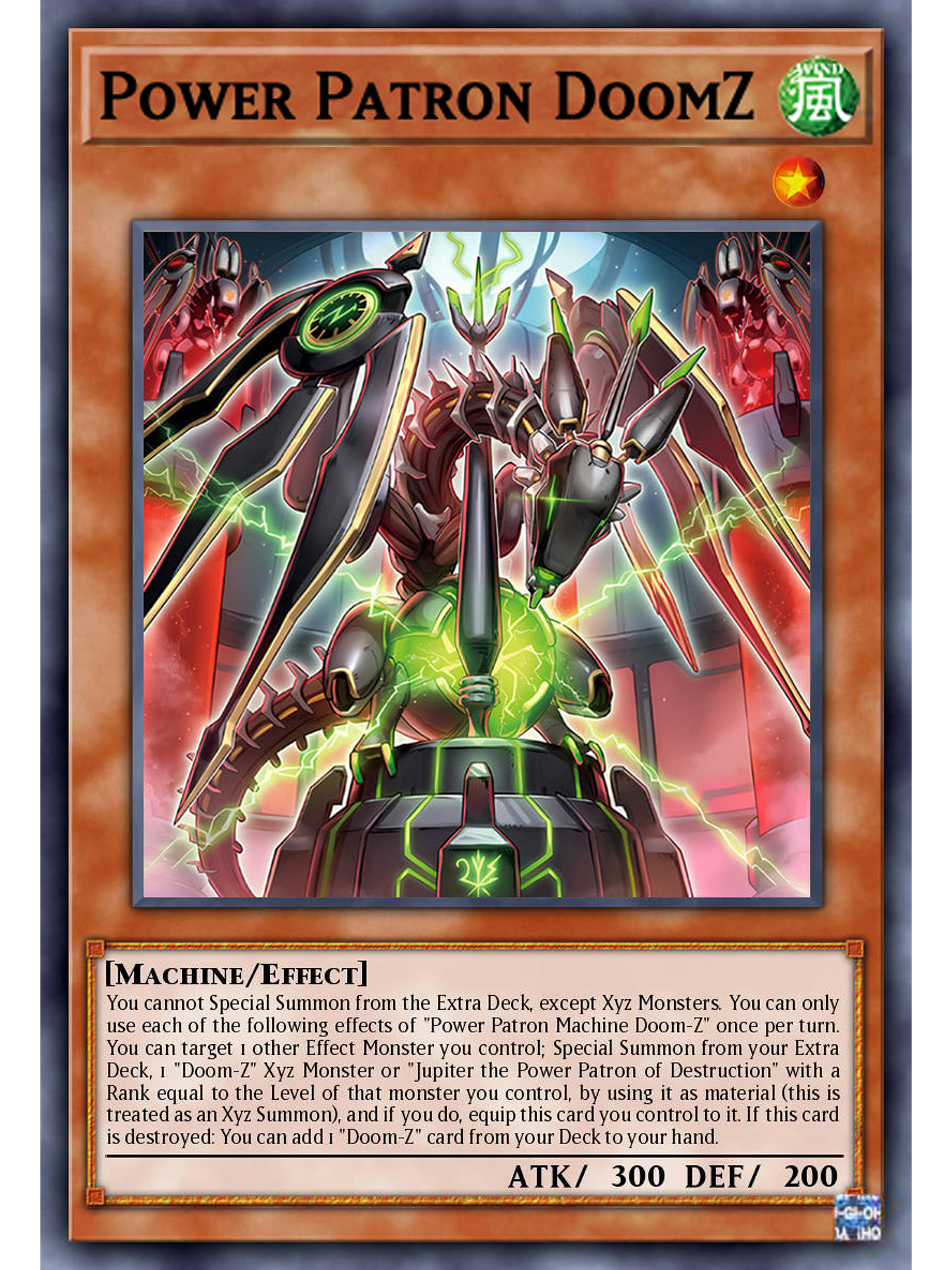 Power Patron DoomZ - DOOD-EN011 - Super Rare 1st Edition 1