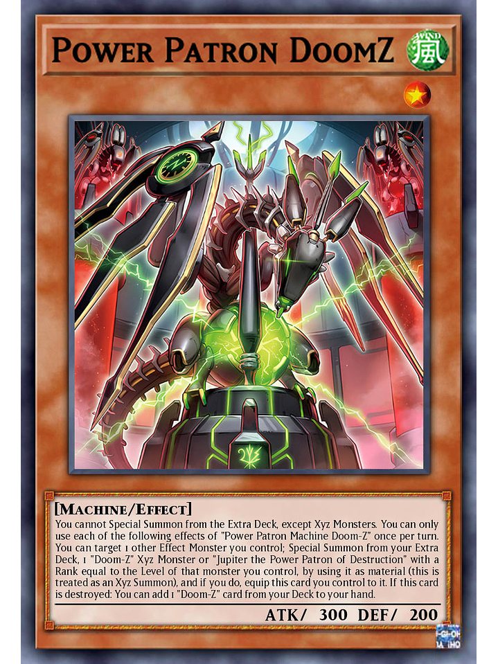 Power Patron DoomZ - DOOD-EN011 - Super Rare 1st Edition 1