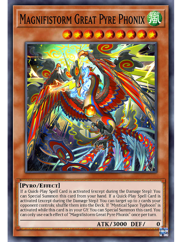 Radiant Typhoon Fonix, the Great Flame - DOOD-EN017 - Ultra Rare 1st Edition 1