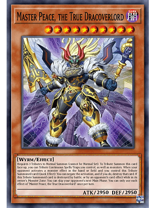 Master Peace, the True Dracoverlord - DOOD-EN018 - Starlight Rare 1st Edition