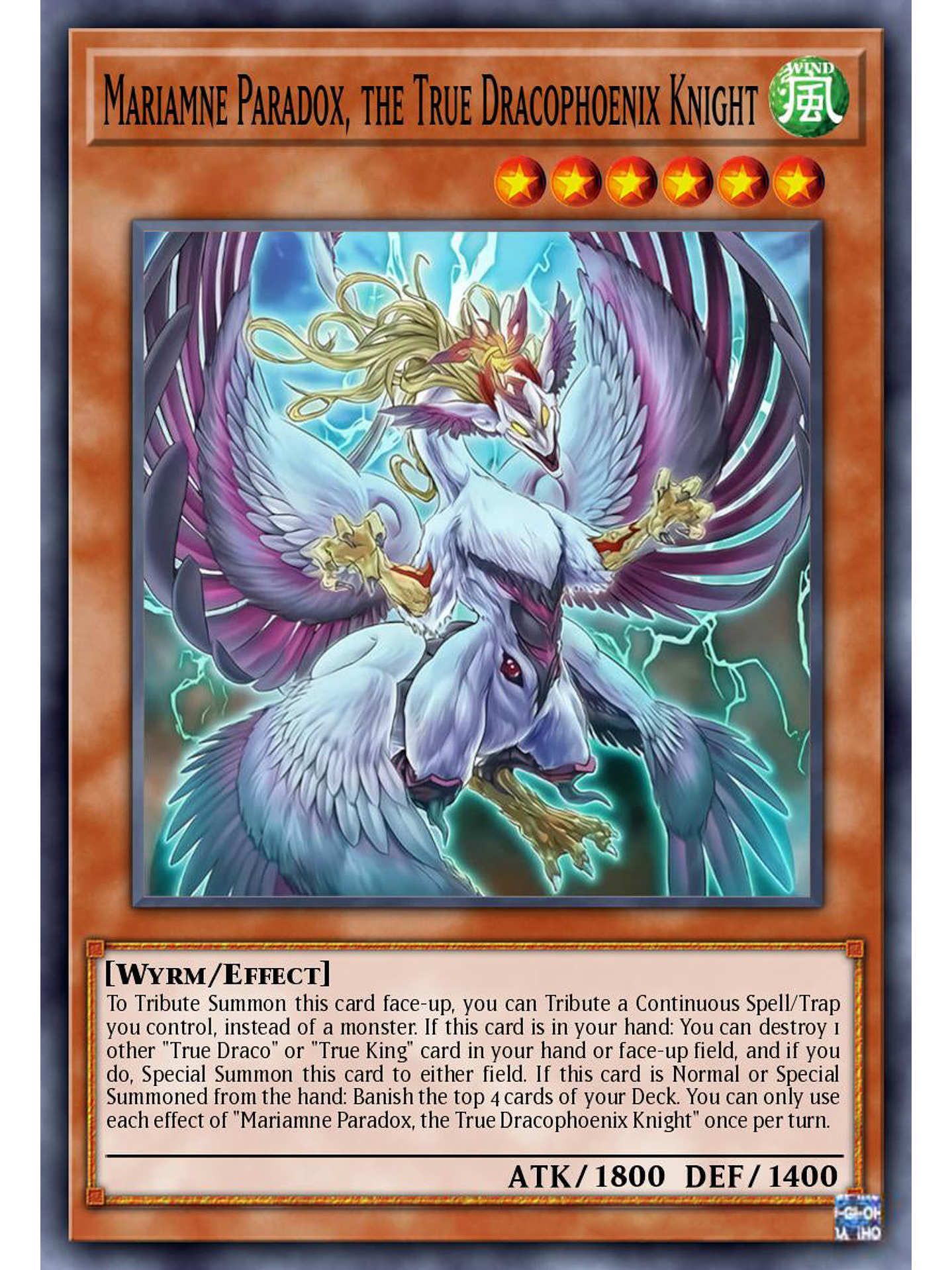 Mariamne Paradox, the True Dracophoenix Knight - DOOD-EN019 - Common 1st Edition 1