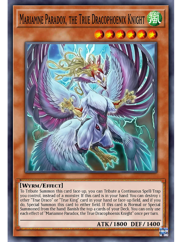 Mariamne Paradox, the True Dracophoenix Knight - DOOD-EN019 - Common 1st Edition 1