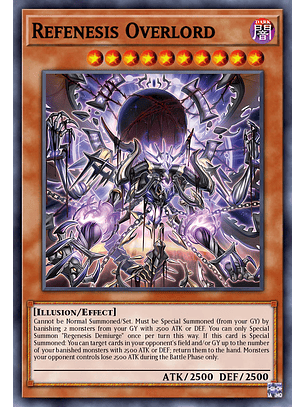Regenesis Overlord - DOOD-EN022 - Super Rare 1st Edition