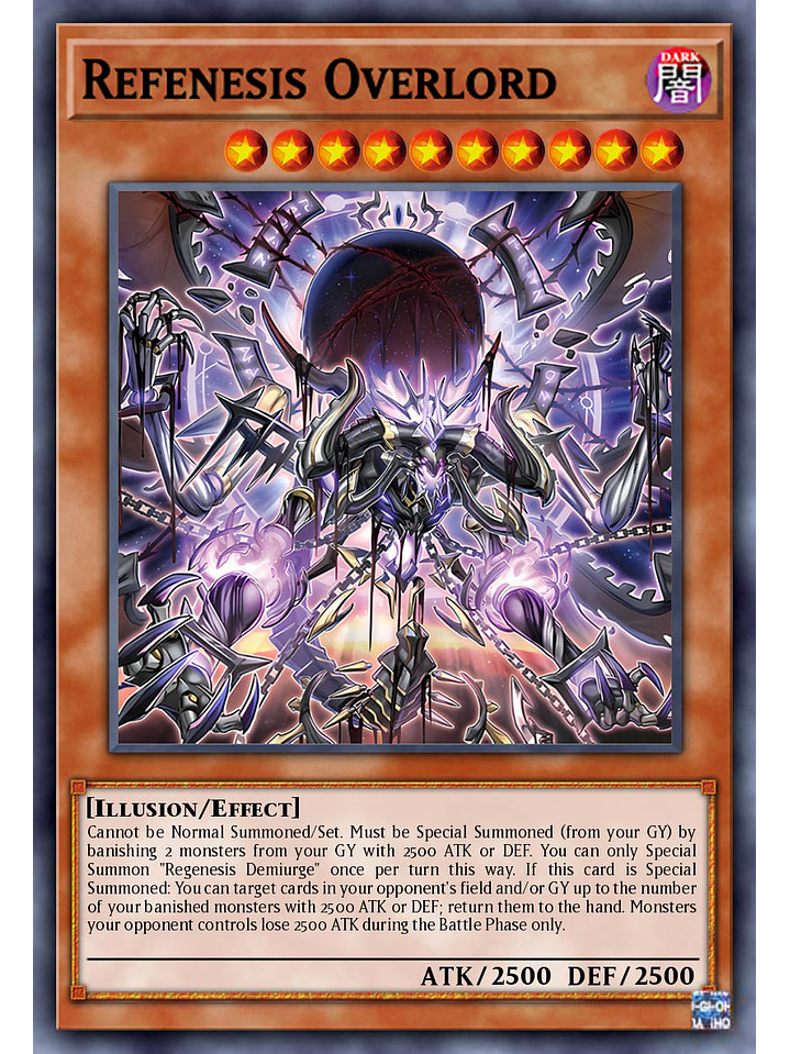 Regenesis Overlord - DOOD-EN022 - Super Rare 1st Edition 1