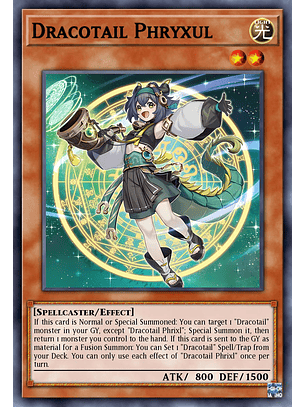 Dracotail Phryxul - DOOD-EN023 - Starlight Rare 1st Edition