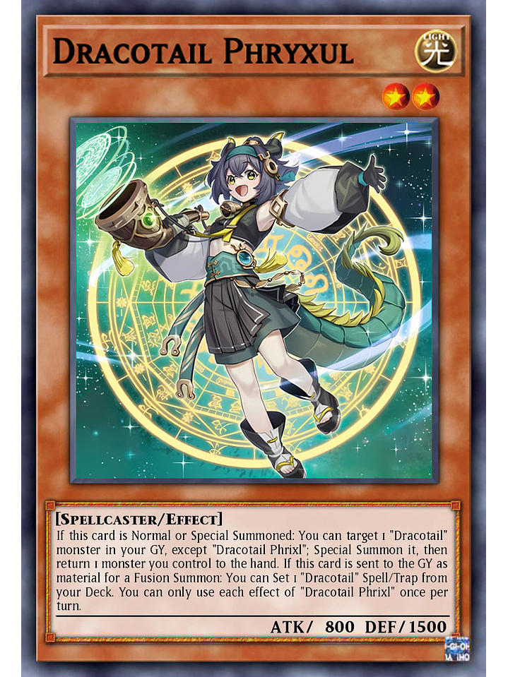 Dracotail Phryxul - DOOD-EN023 - Secret Rare 1st Edition 1