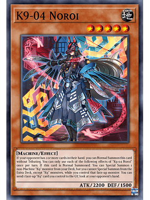 K9-04 Noroi - DOOD-EN025 - Ultra Rare 1st Edition