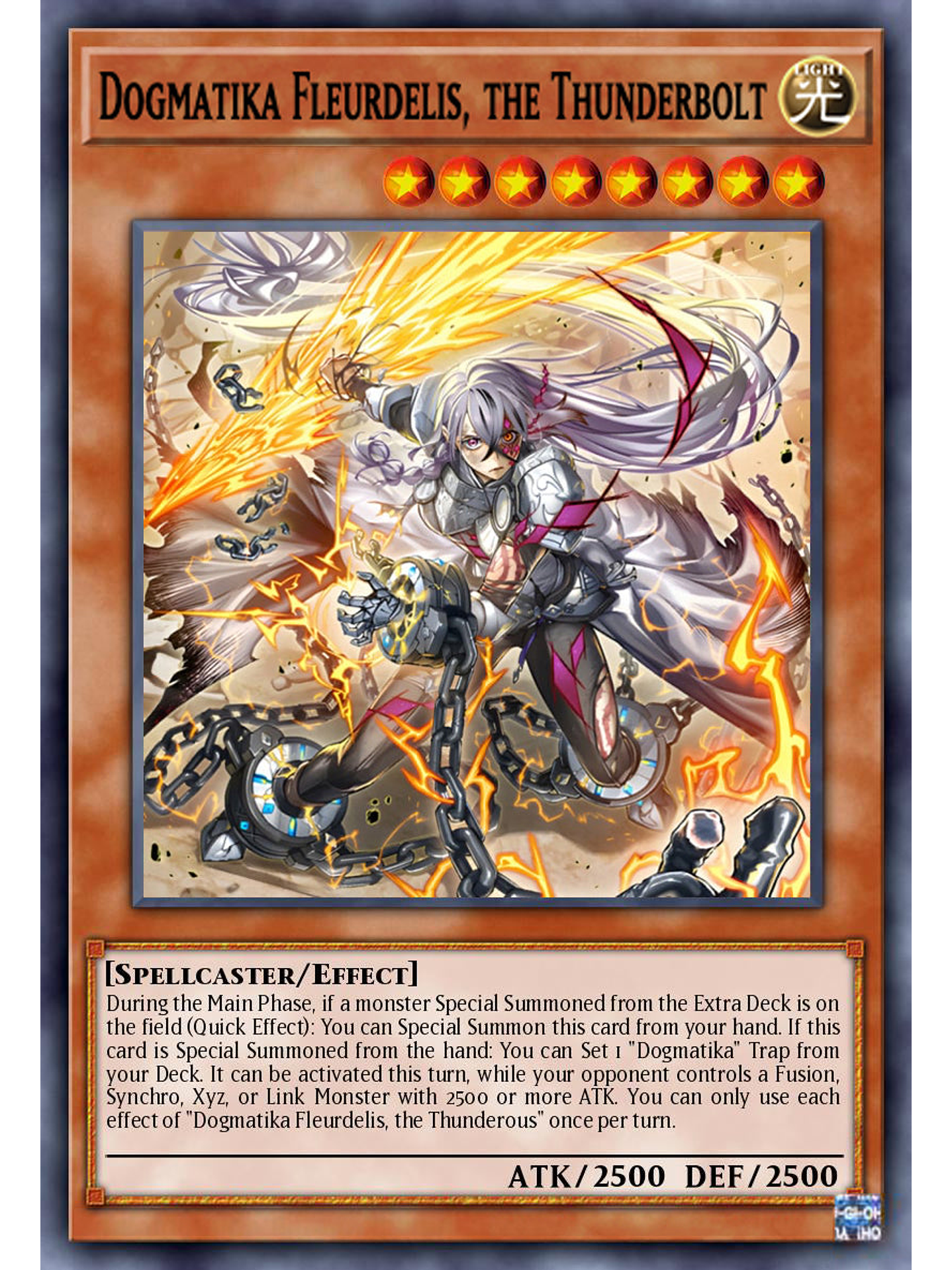 Dogmatika Fleurdelis, the Thunderbolt - DOOD-EN026 - Secret Rare 1st Edition 1