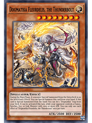 Dogmatika Fleurdelis, the Thunderbolt - DOOD-EN026 - Secret Rare 1st Edition