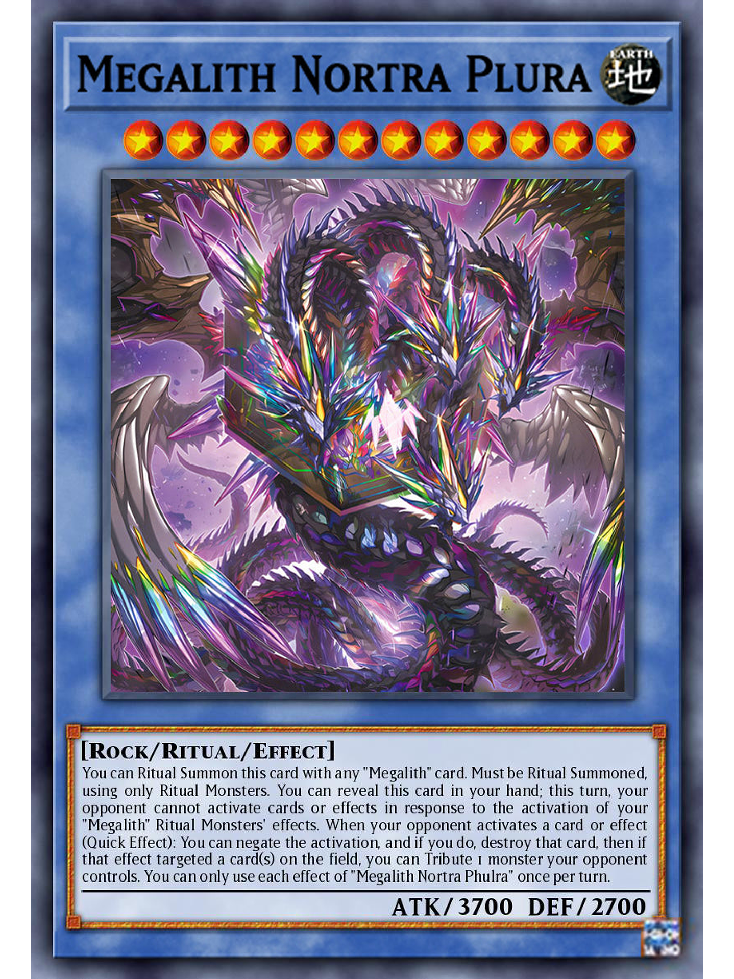 Megalith Notrah Plura - DOOD-EN034 - Super Rare 1st Edition 1