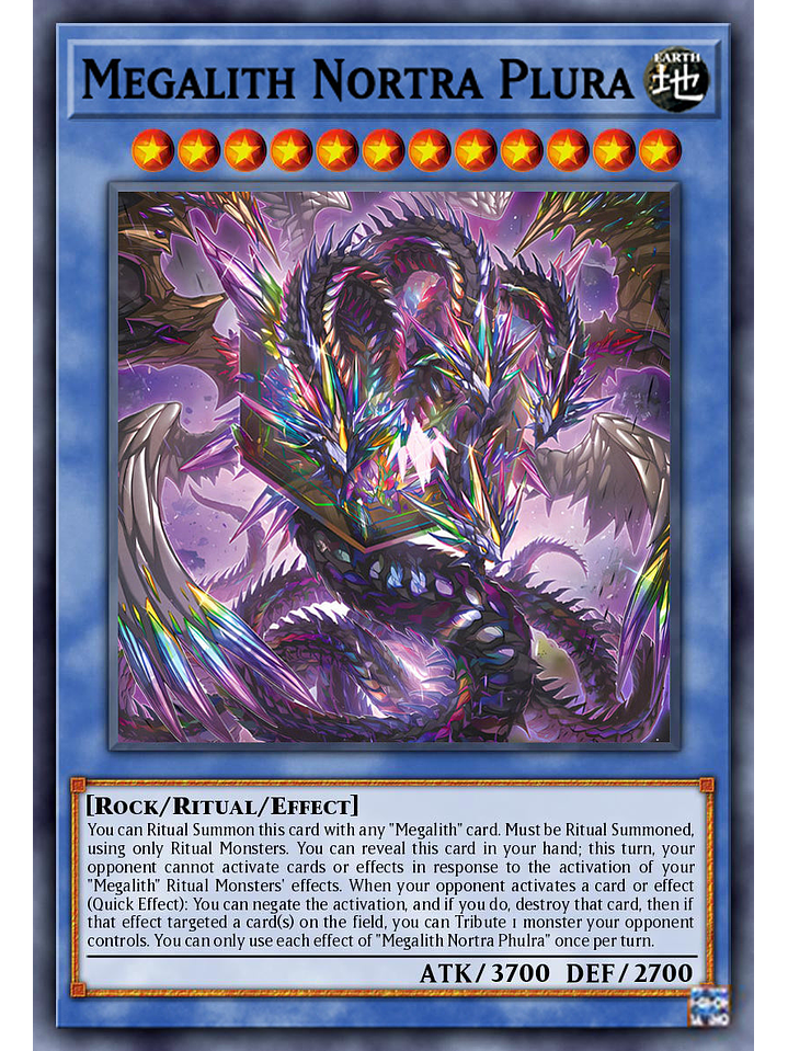 Megalith Notrah Plura - DOOD-EN034 - Super Rare 1st Edition 1