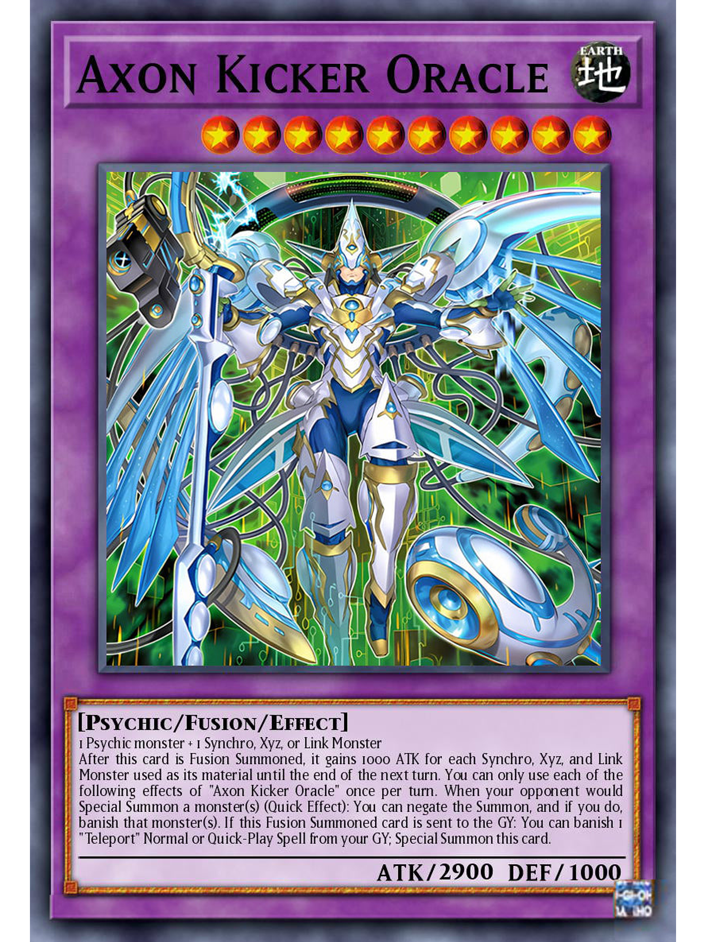 Axon Kicker Oracle - DOOD-EN037 - Super Rare 1st Edition 1