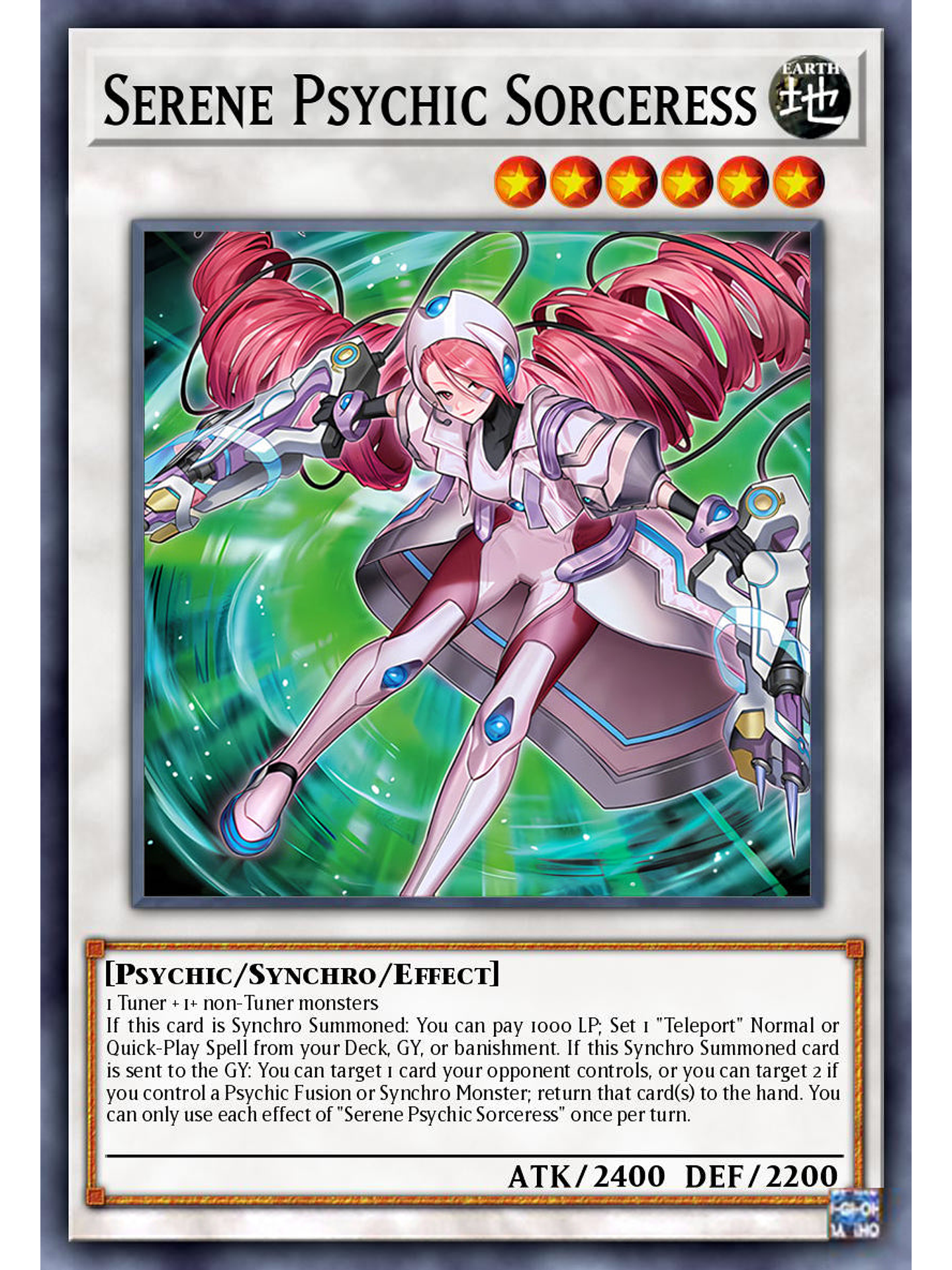 Serene Psychic Sorceress - DOOD-EN042 - Common 1st Edition 1