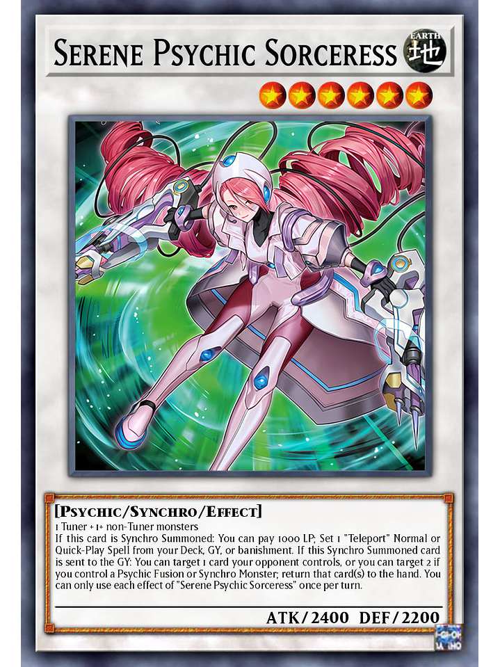 Serene Psychic Sorceress - DOOD-EN042 - Common 1st Edition 1