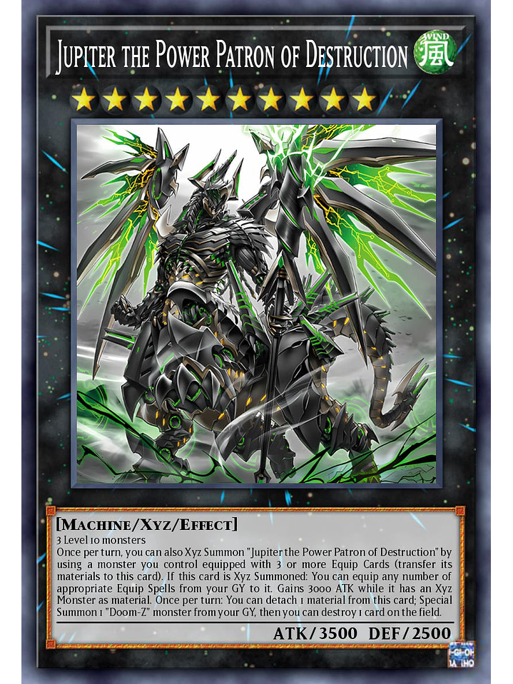 Jupiter the Power Patron of Destruction - DOOD-EN044 - Starlight Rare 1st Edition 1