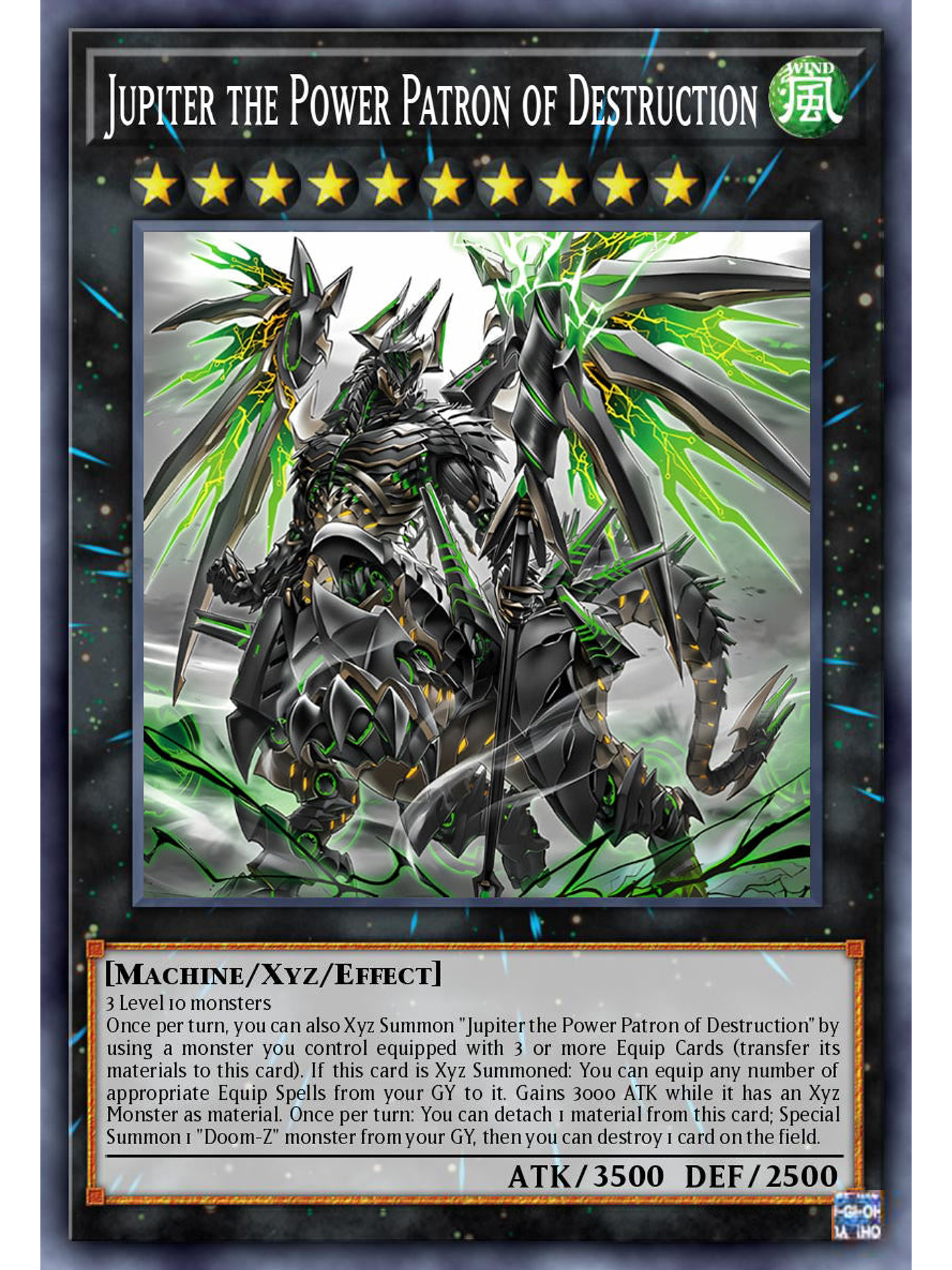 Jupiter the Power Patron of Destruction - DOOD-EN044 - Ultra Rare 1st Edition 1