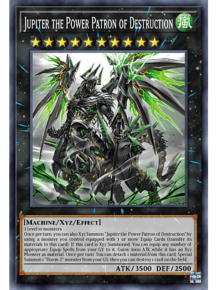 Jupiter the Power Patron of Destruction - DOOD-EN044 - Ultra Rare 1st Edition