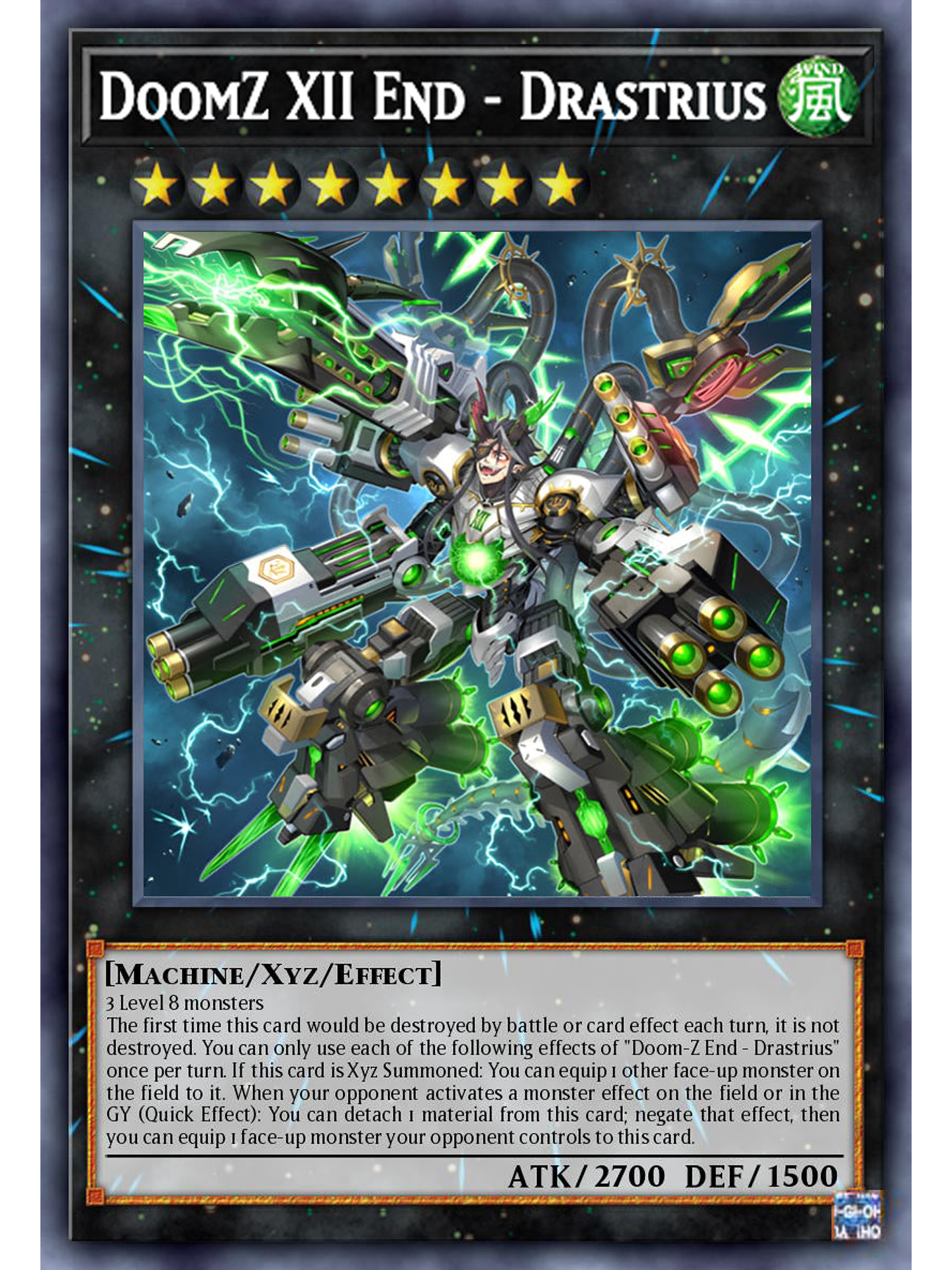 DoomZ XII End - Drastrius - DOOD-EN045 - Starlight Rare 1st Edition 1