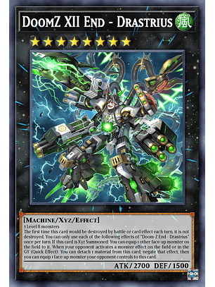 DoomZ XII End - Drastrius - DOOD-EN045 - Starlight Rare 1st Edition
