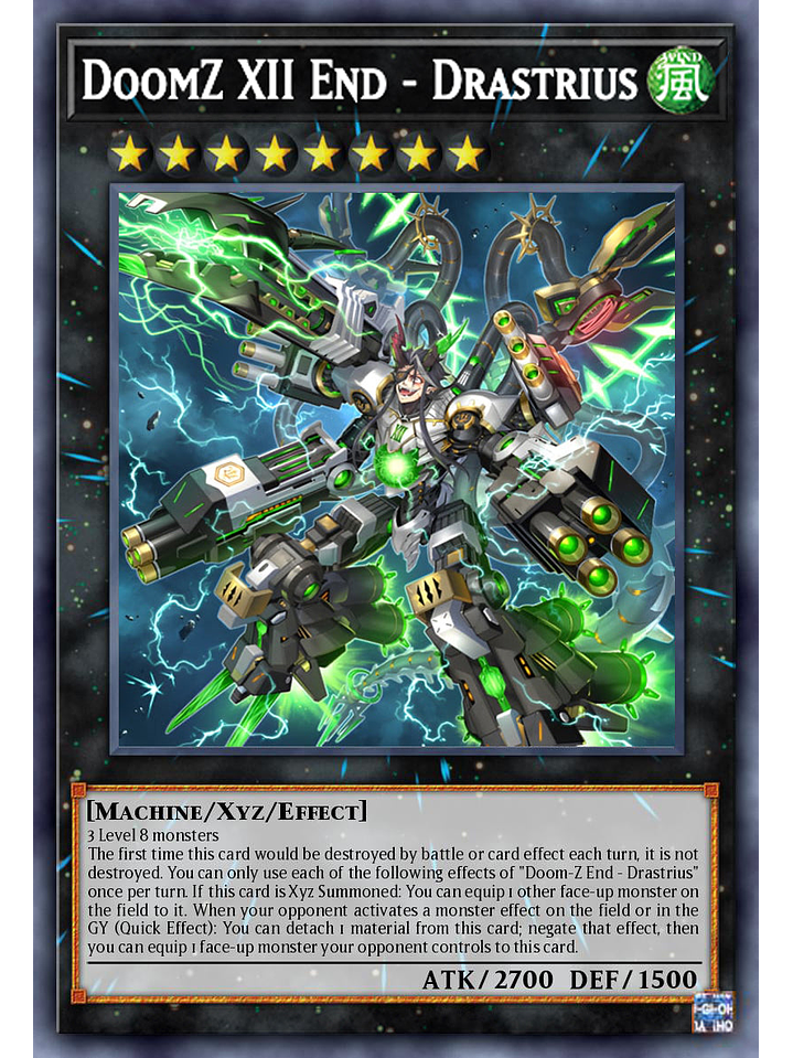 DoomZ XII End - Drastrius - DOOD-EN045 - Secret Rare 1st Edition 1