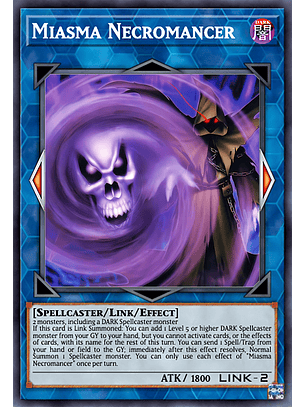 Miasma Necromancer - DOOD-EN052 - Common 1st Edition