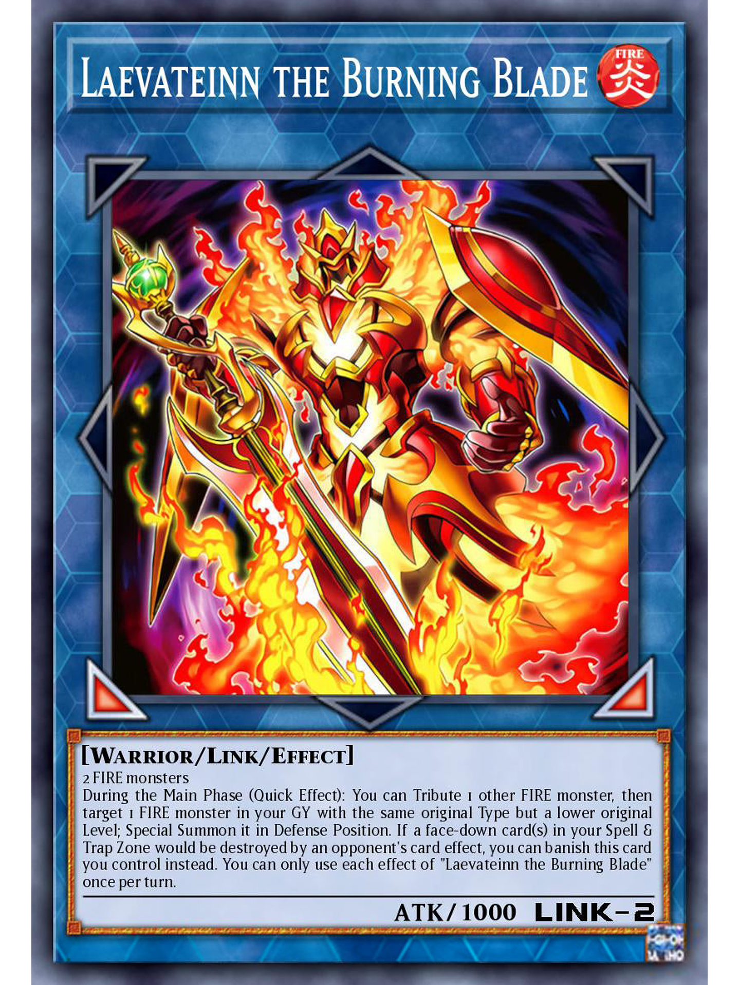 Laevateinn the Burning Blade - DOOD-EN053 - Super Rare 1st Edition 1