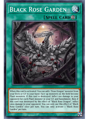 Black Rose Garden - DOOD-EN055 - Starlight Rare 1st Edition